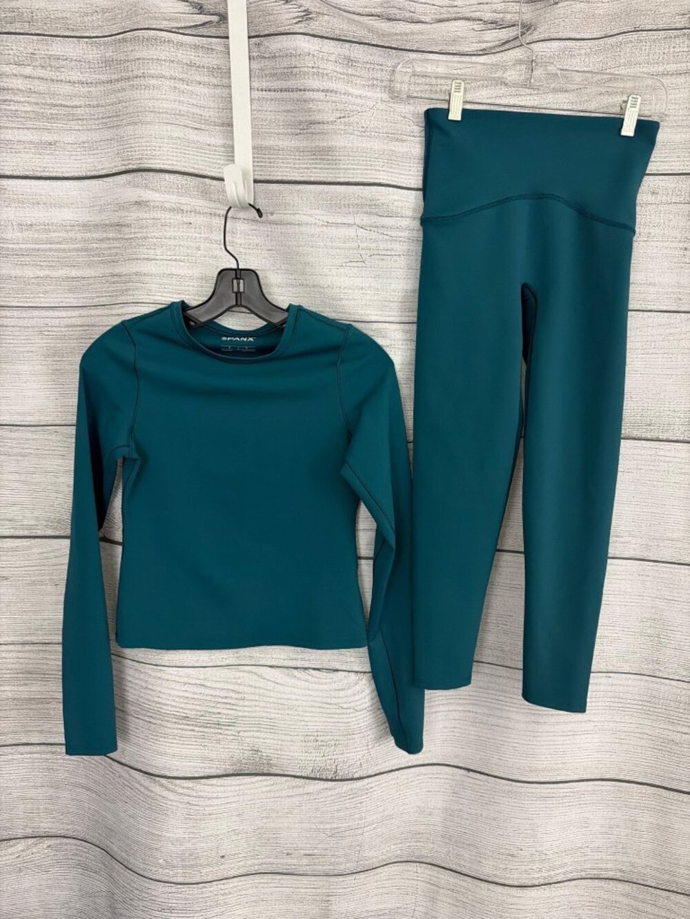 Spanx Teal SecretSweat Set Size S